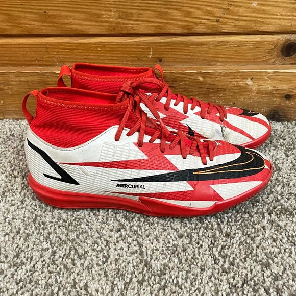 Nike Mercurial Superfly 8 Academy CR7 IC GS 'Chile Red' SIZE 5.5 - Picture 2 of 8